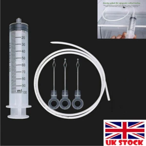 Refrigerator Drain Hole Clog Remover Dredge Cleaning Tool Set with 3 Plungers - Picture 1 of 10