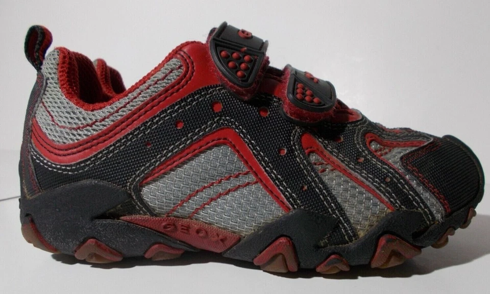  GEOX RESPIRA SPORT Boys Shoes Size 10 US/ 27 Euro Leather/ Suede/ Mesh  - Image 1 of 4