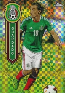 2014 Topps Cromado Grandes Ligas Fútbol Selección Nacional Mexicana Jugadores X-Fractor - Imagen 1 de 14