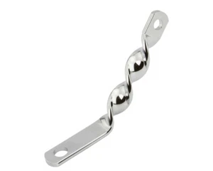 CHROME LOWRIDER HEADLIGHT BIKE BRACKET TWISTED VINTAGE SCHWINN STINGRAY BICYCLE - Picture 1 of 1