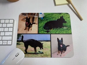 Custom Photo Collage Mouse Pad | Add up to 9 Photos | Personalized Mouse Pad - Picture 1 of 7