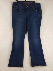 Faded Glory Woman Jeans 16P Blue Denim 36W 30L Core Boot Pants Stretch EUC - Picture 1 of 9
