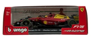Bburago 2024 F1 Racing Ferrari F1-75 (2022) Charles Leclerc #16 1:24 Scale - Picture 1 of 9