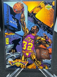Karl Malone 1993 Upper Deck FaniMation The Mailman NBA Basketball Card #208 Jazz - Picture 1 of 2