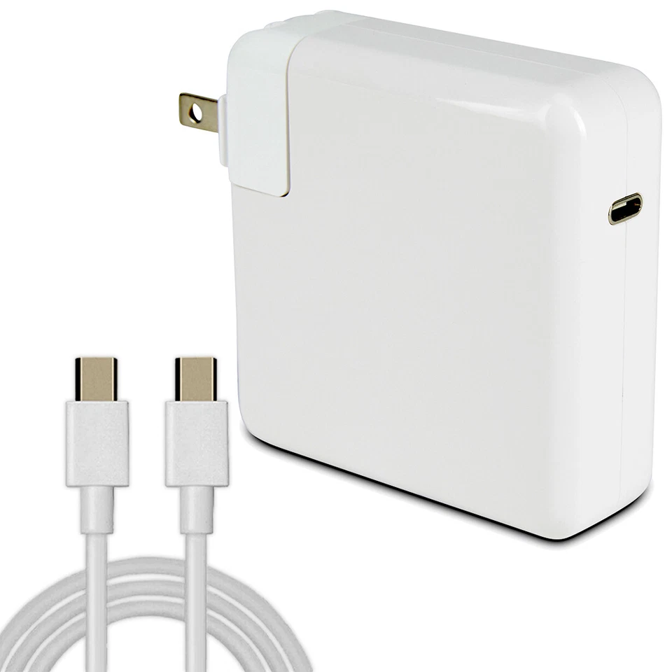 Adaptador Cargador de Alimentación USB Besori 96W Tipo C Cable USB-C de 6 pies Macbook Pro/Air Dell Foto 1 de 4