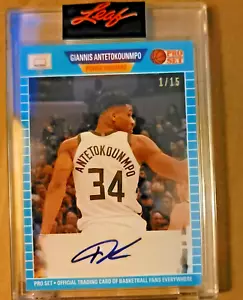 GIANNIS ANTETOKOUNMPO 2021 LEAF PRO SET 1/15 - Imagen 1 de 6