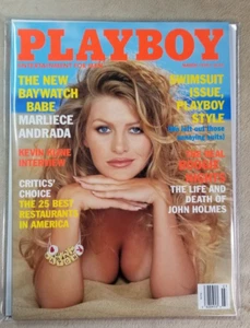 Playboy Magazine March 1998 Andrada Jaime Pressly  BAGGED & BOARDED L@@K - Picture 1 of 4