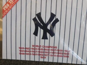 Liebe Co. MLB New York Yankees World Champions Logo & Jersey Collectible Sign - Picture 1 of 2