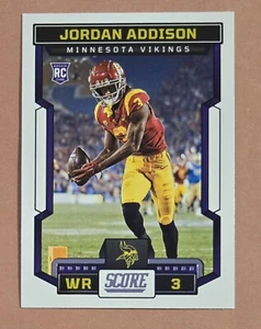 Jordan Addison 2023 Score Rookie RC Card #346 - Picture 1 of 1