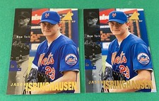 1997 Pinnacle Inside FOIL Club Edition JASON ISRINGHAUSEN  #11 + base card #11