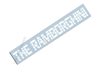 The Ramborghini Windshield Banner Decal Sticker Fits Dodge Ram Truck - Image 1 of 2