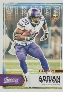 Adrian Peterson 2016 Panini Classics glossy insert card 4