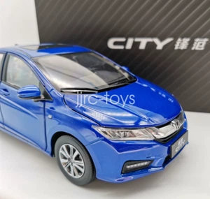 NEW 1/18 Honda City 2018 Metal Diecast Car Model Display White/Blue/Silver gift - Picture 1 of 19