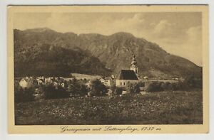 AK Großgmain mit Lattengebirge, Kirche, um 1920