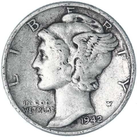 Mercury Dimes 1916-1945 90% Silver Junk Old US Coins Investment **Please Read** Cover