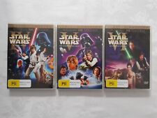 Star Wars A NEW HOPE Empire Strikes Back RETURN OF THE JEDI Limited Edition DVDs