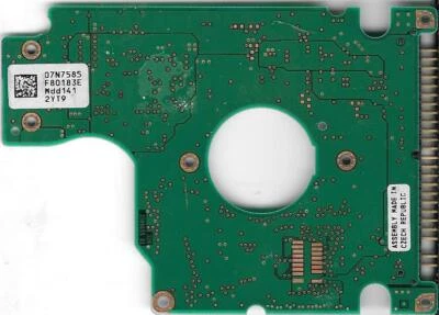 IBM IC25N020ATDA04-0 20GB Ide Pcb Board P/N: 07N7435  07N7585 F80183E - Image 1 of 2