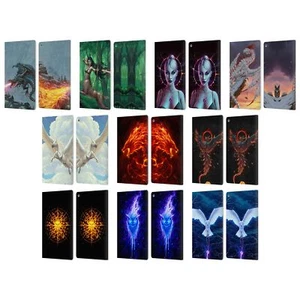 OFFICIAL CHRISTOS KARAPANOS MYTHICAL ART LEATHER BOOK CASE FOR AMAZON FIRE - Picture 1 of 16