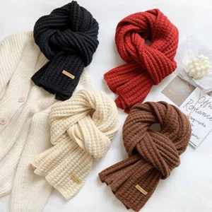 Damen Herren Winter Schal Strickschal Dickes Lange weiche warme Schals - Bild 1 von 14