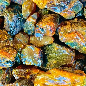 UV Active Indonesian Copal Amber Tree Resin Raw Rough Crystal Natural Mineral - Picture 1 of 12