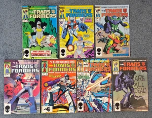 The Transformers Lot of 7 #1,3-5,8-10 Marvel 1984 1st Transformers FN/VF to NM- - Picture 1 of 2