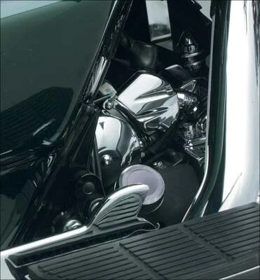 Cubierta de solenoide cromada Kuryakyn para 90-06 Harley Big Twin 91-16 XL1200/XL883 Foto 1 de 2