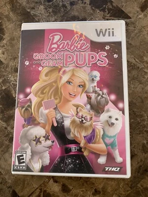 Barbie: Groom and Glam Pups - Nintendo Wii - Complete w/ Manual - Image 1 of 3