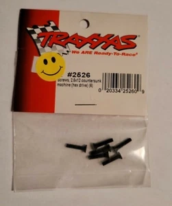 Traxxas Flat Head Machine Screws 2.5x12mm Hex Head Rc Hardware 6 pcs 2526 - Picture 1 of 1