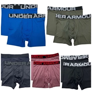 Under Armour 2er Pack Herren Tech HEATGEAR 6-inch Boxershorts Jock Shorts Unterwäsche - Bild 1 von 26