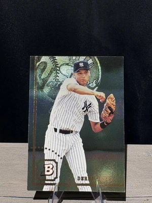 Bowman Derek Jeter 1994 lámina paralela #376 Yankees Foto 1 de 2
