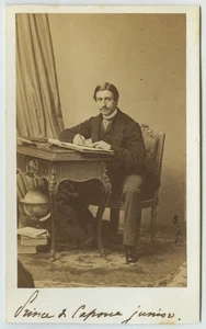 CDV 1860-70 Disdéri. François de Bourbon-Siciles, fils du prince de Capoue. - Picture 1 of 2