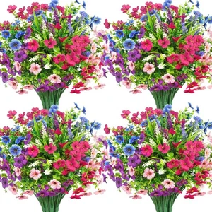 20 Konvolut Kunstblumen für Außen Dekoration Kunstseide Blumen UV Re... - Bild 1 von 7