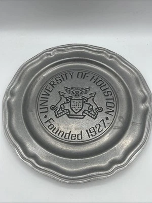 Placa de metal conmemorativa vintage de 10" Queen Anne Houston Cougars -93 HD G1 Foto 1 de 4