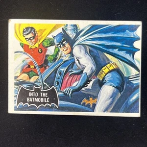 1966 Batman Cards “Black Bat” - Into The Batmobile  - Picture 1 of 2