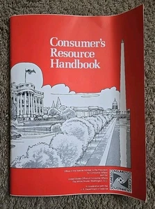 CONSUMER'S RESOURCE HANDBOOK 1984 EDITION USA - Picture 1 of 1