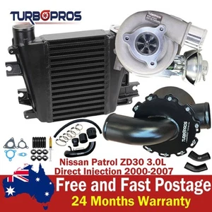 Turbo de actualización, intercooler, caja de aire + kit de tuberías para Nissan Patrol ZD30 3,0 L - Imagen 1 de 18