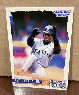 KEN GRIFFEY JR 1997 KENNER STARTING LINEUP CARD CLASSIC DOUBLES - MARINERS - Image 1 of 2