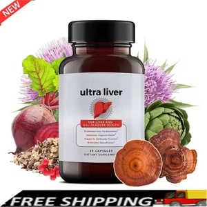 Ultra Liver Supplement for Liver Health and Gallb ladder Sup port Capsules - Picture 1 of 12