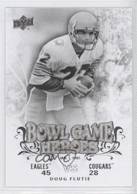 2011 Upper Deck College Football Legends Bowl Game Heroes Doug Flutie #BGH-DF - Image 1 of 2