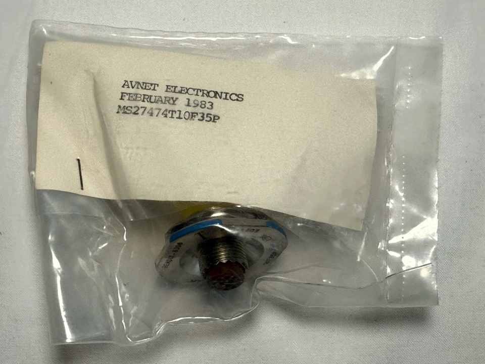 Bendix MS27474T10F35P Connector Avnet 1983 NOS Military Aerospace Circular Plug - Image 1 of 4