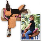 Horse Western Sure Grip Saddle Seat Cover Adjustable Leg Bands 4206