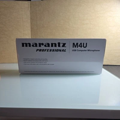 Marantz Pro M4U USB Condenser Microphone & Stand for Podcast Stream & Recording - Image 1 of 3