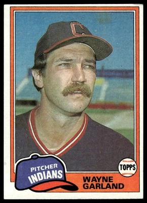 1981 Topps #511 Wayne Garland Cleveland Indians - Image 1 of 2