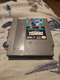 Top Players Tennis - Nintendo NES - Chris Evert Ivan Lendl - Cartridge - TESTED