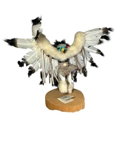 Vintage Kachina Eagle Dancer Doll Navajo Native American Large Wings 17 inches - Picture 1 of 15