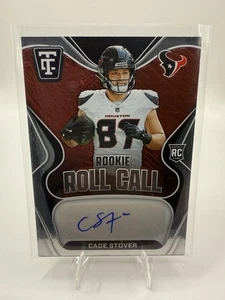 2024 Panini Totalmente Certificato Rookie Roll Call Cade Stover Specchio Rosso/100 RC - Foto 1 di 2