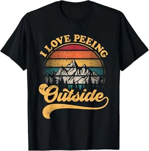 Funny Hiking Camping Gift Tee Unisex T-Shirt - Picture 1 of 4