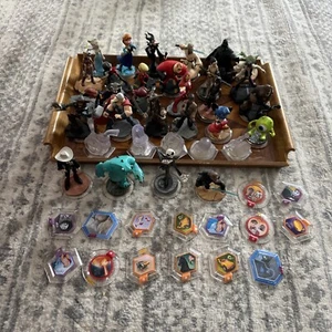 Disney Infinity Lot 33 Figures And Extras Incredibles Star Wars Elsa Anna Violet - Imagen 1 de 19
