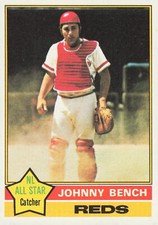 1976 Topps #300 Johnny Bench B   Card TCCCX