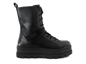 Ugg Ladies Shoes Logo Boots Black Combat Boots Sheena Black Eu 42 New